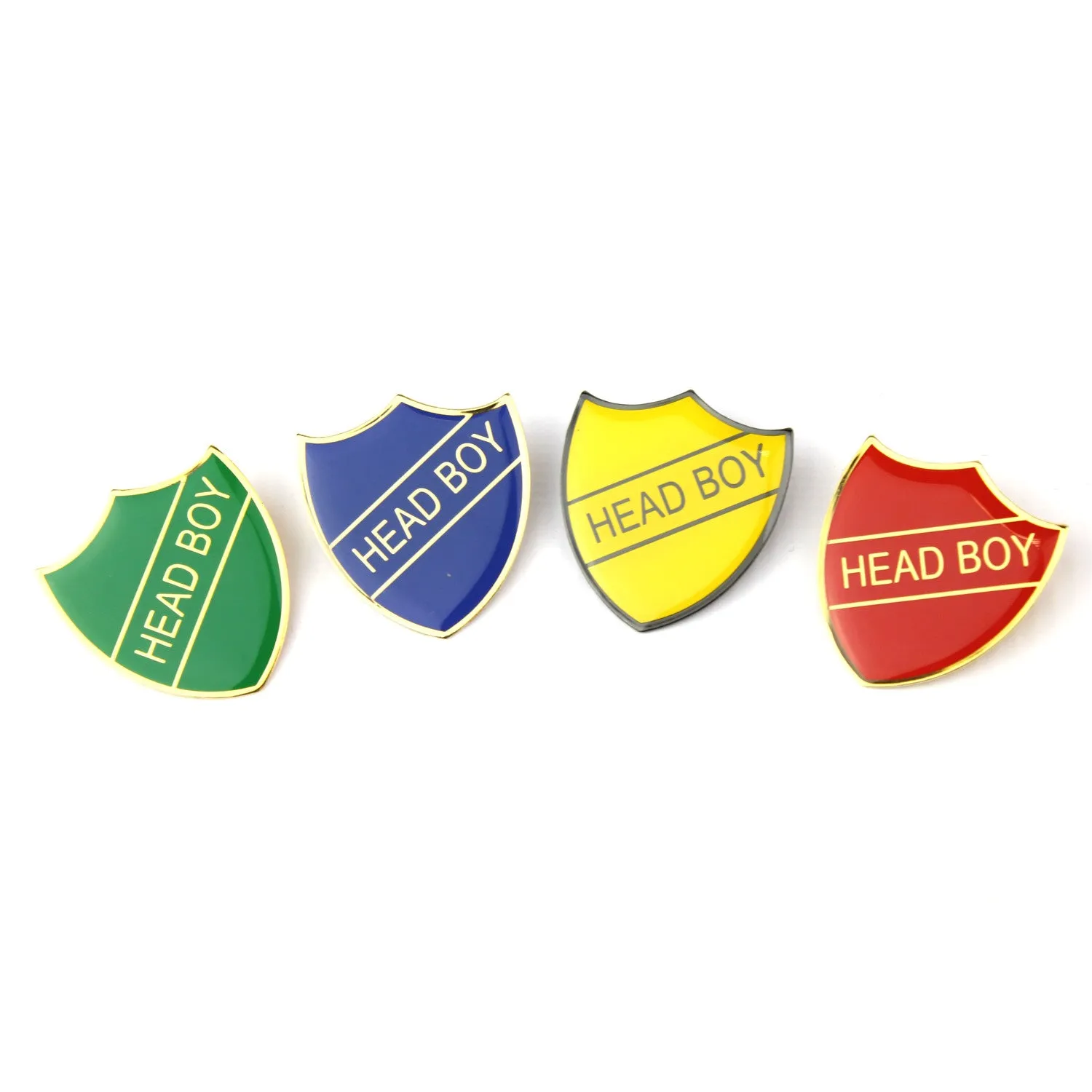 School Head Boy Shield Pin Badge