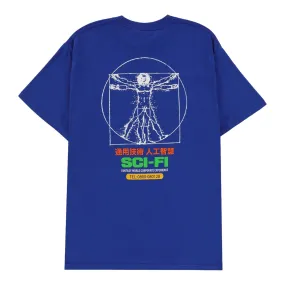 SCI-FI FANTASY CHAIN OF BEING 2 T SHIRT ROYAL