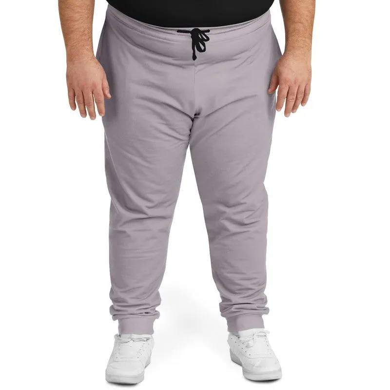 Shaded Pale Magenta Brown Joggers | Unisex | with PLUS sizes | C0M10Y0K30