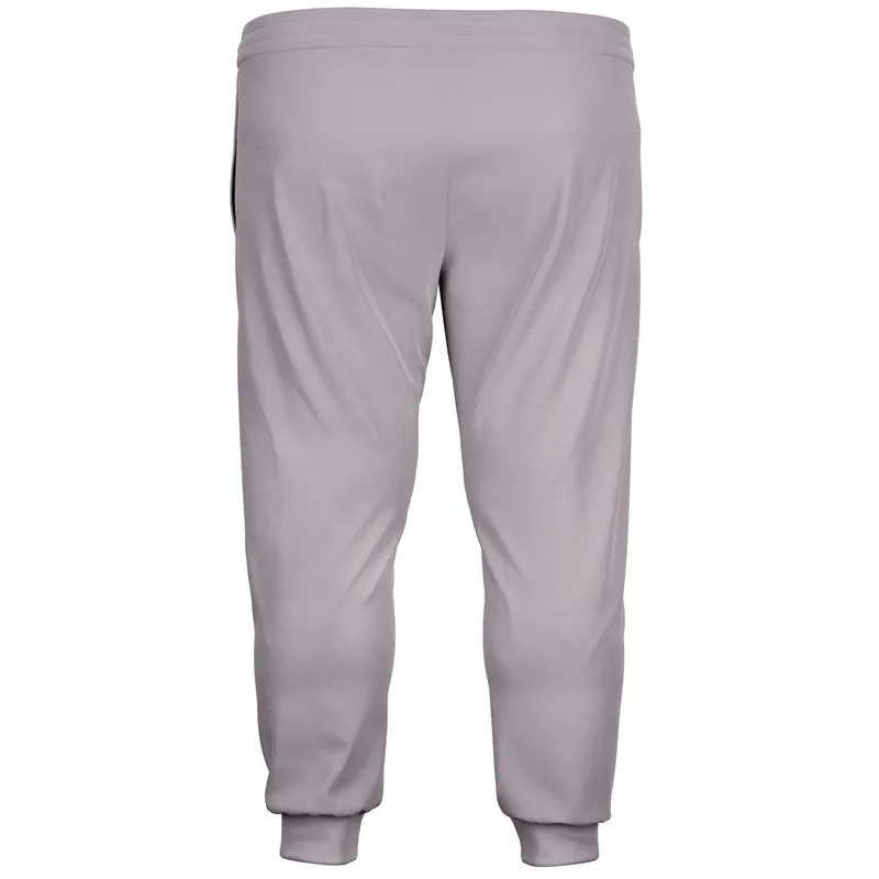 Shaded Pale Magenta Brown Joggers | Unisex | with PLUS sizes | C0M10Y0K30