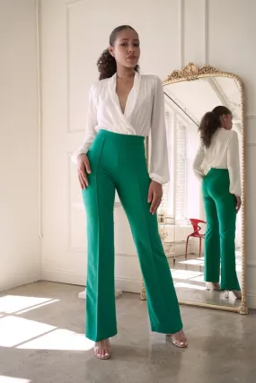 Shamrock Kelly Green The Most Popular High Waisted Dress Pants