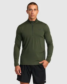 SPORT VENT LS HALF ZIP