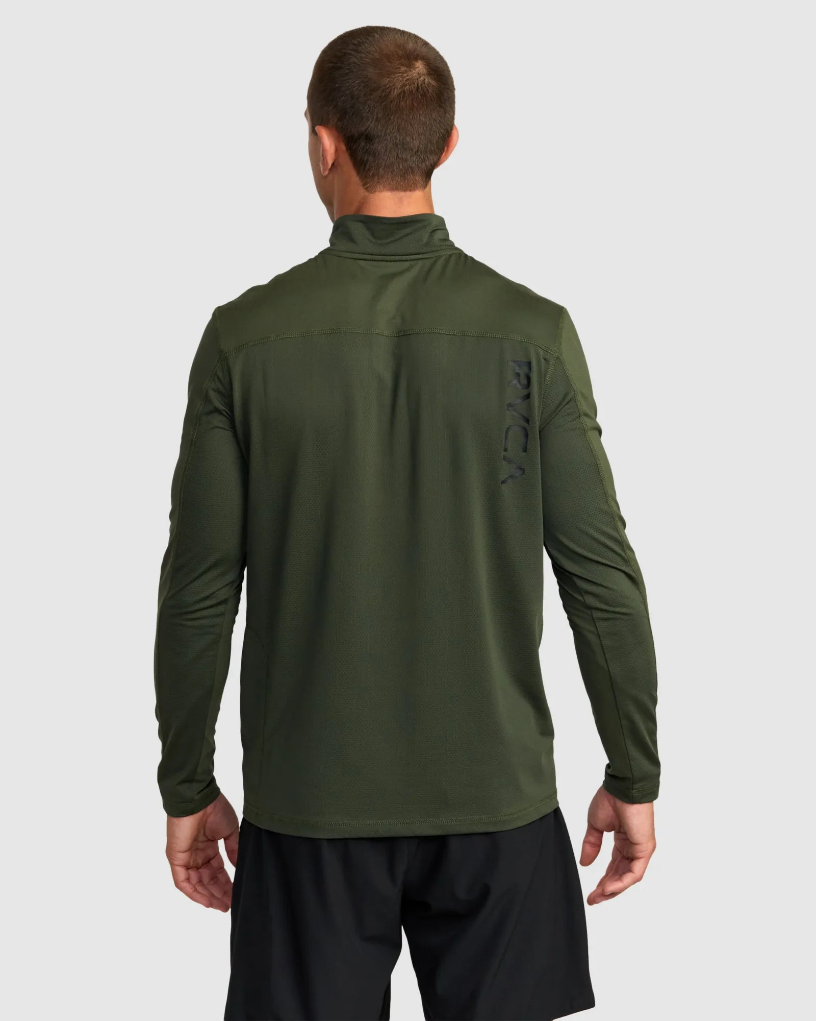 SPORT VENT LS HALF ZIP