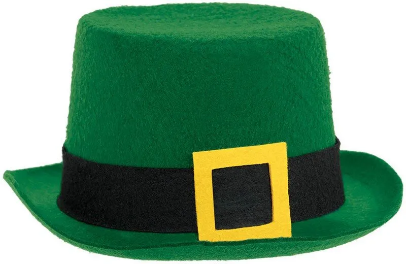 St Patricks's Day Felt Top Hat