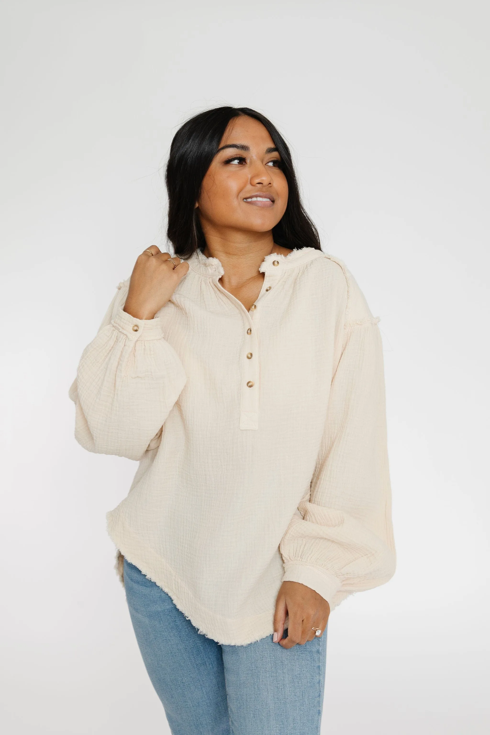 Stanley Blouse in Oatmeal