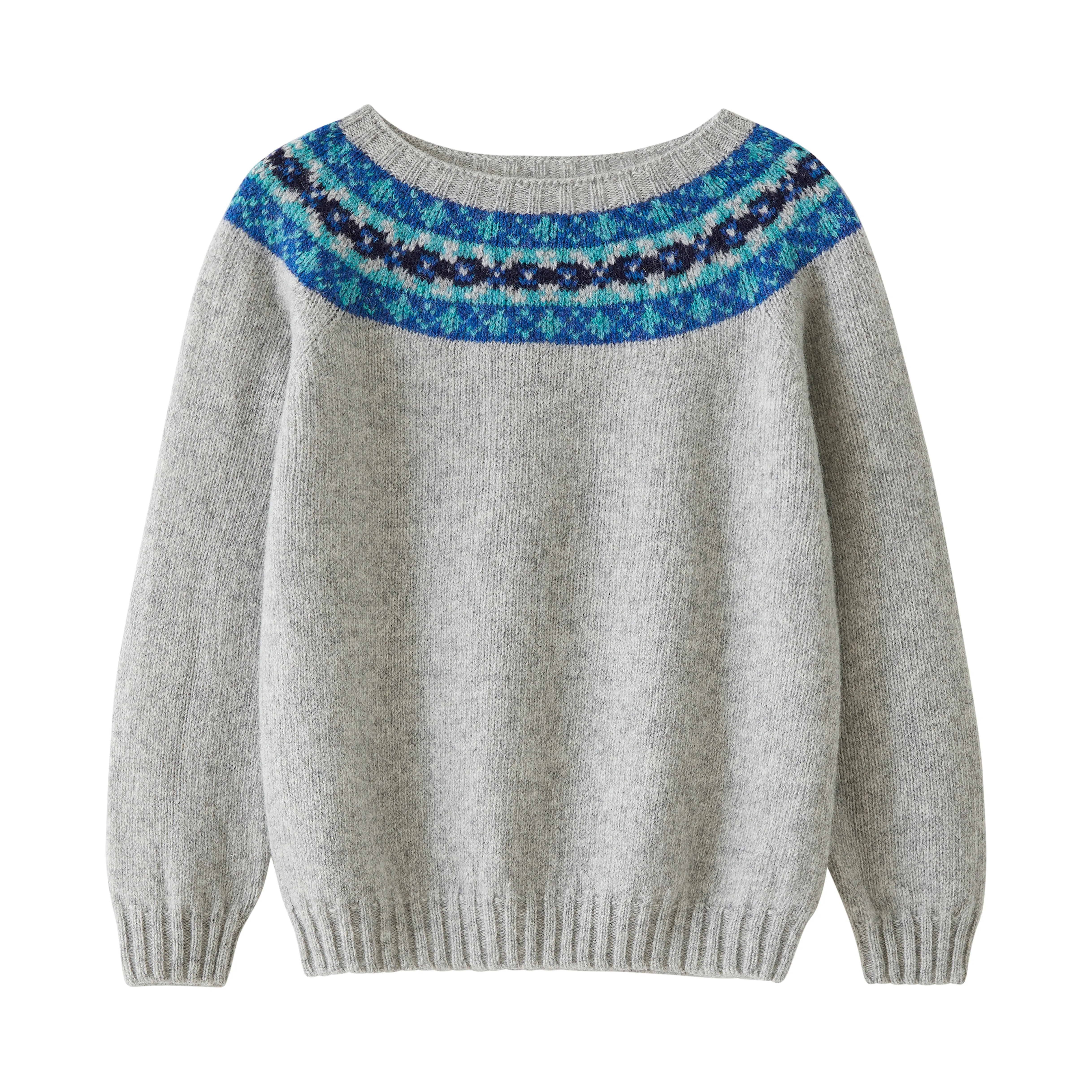 Startsmart Grey Fairisle Jumper