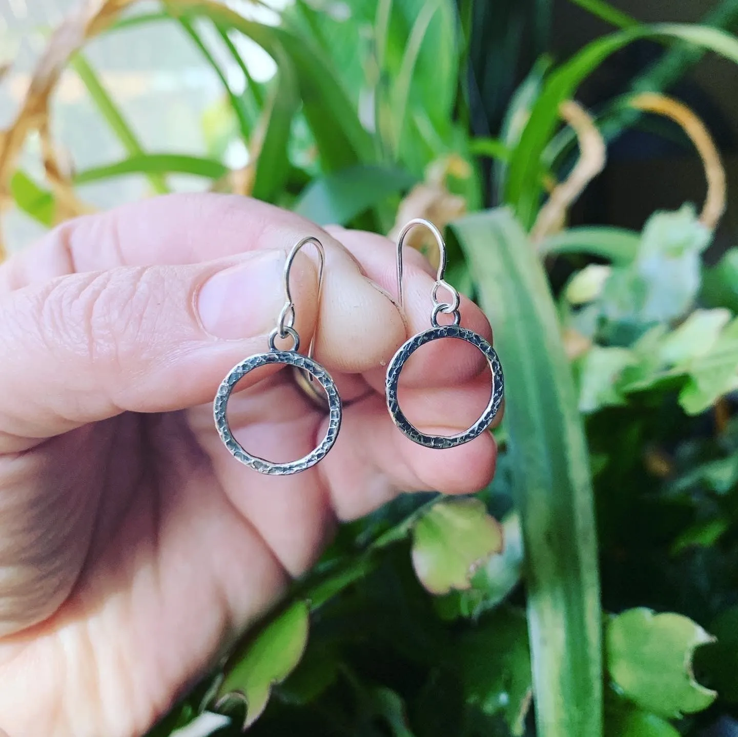 Sterling Silver circles-medium