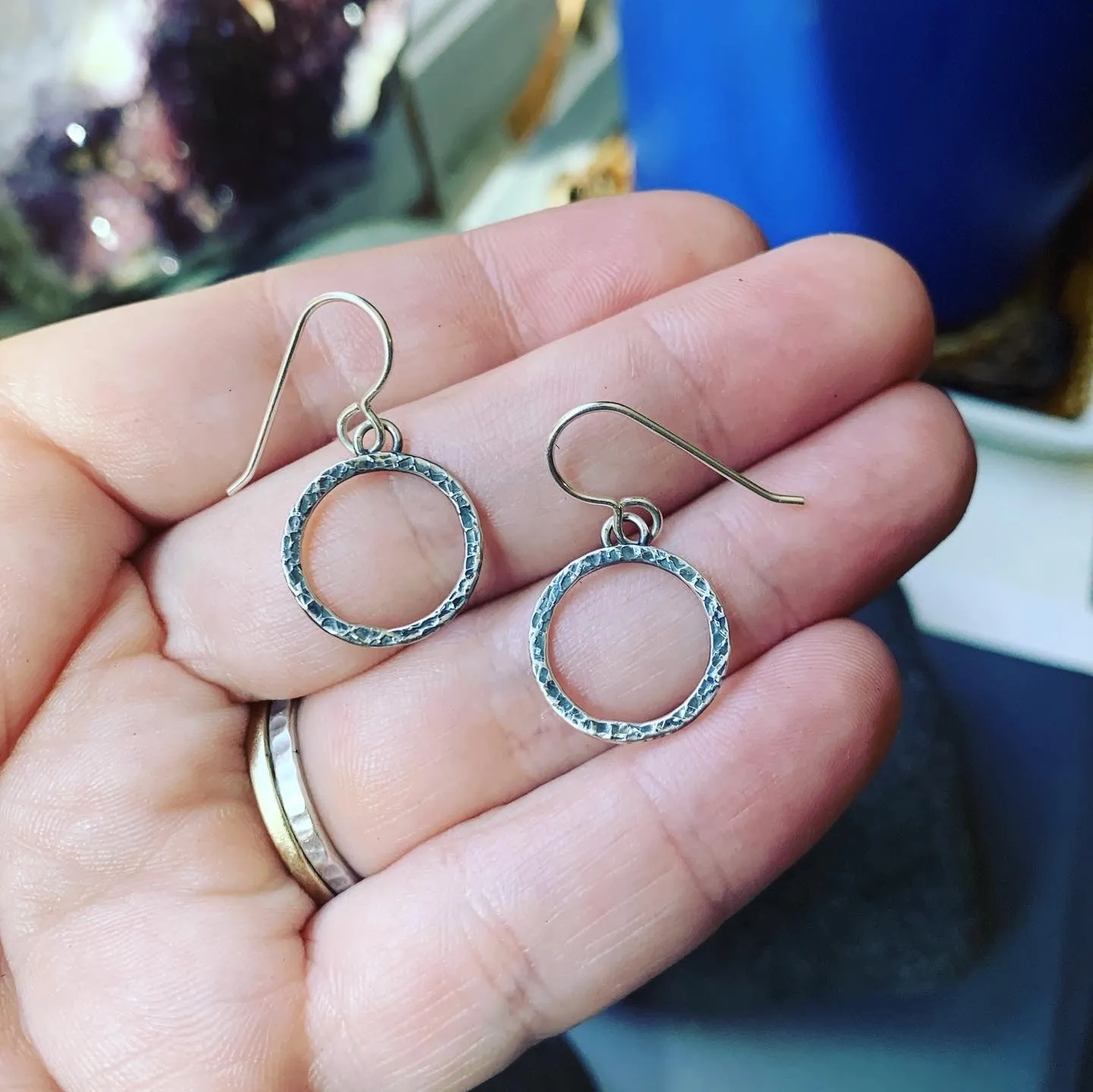 Sterling Silver circles-medium