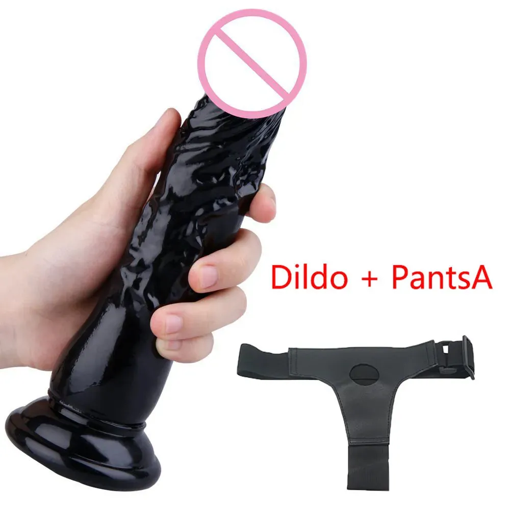 Suction Cup Dildo Pants Women Strap-On