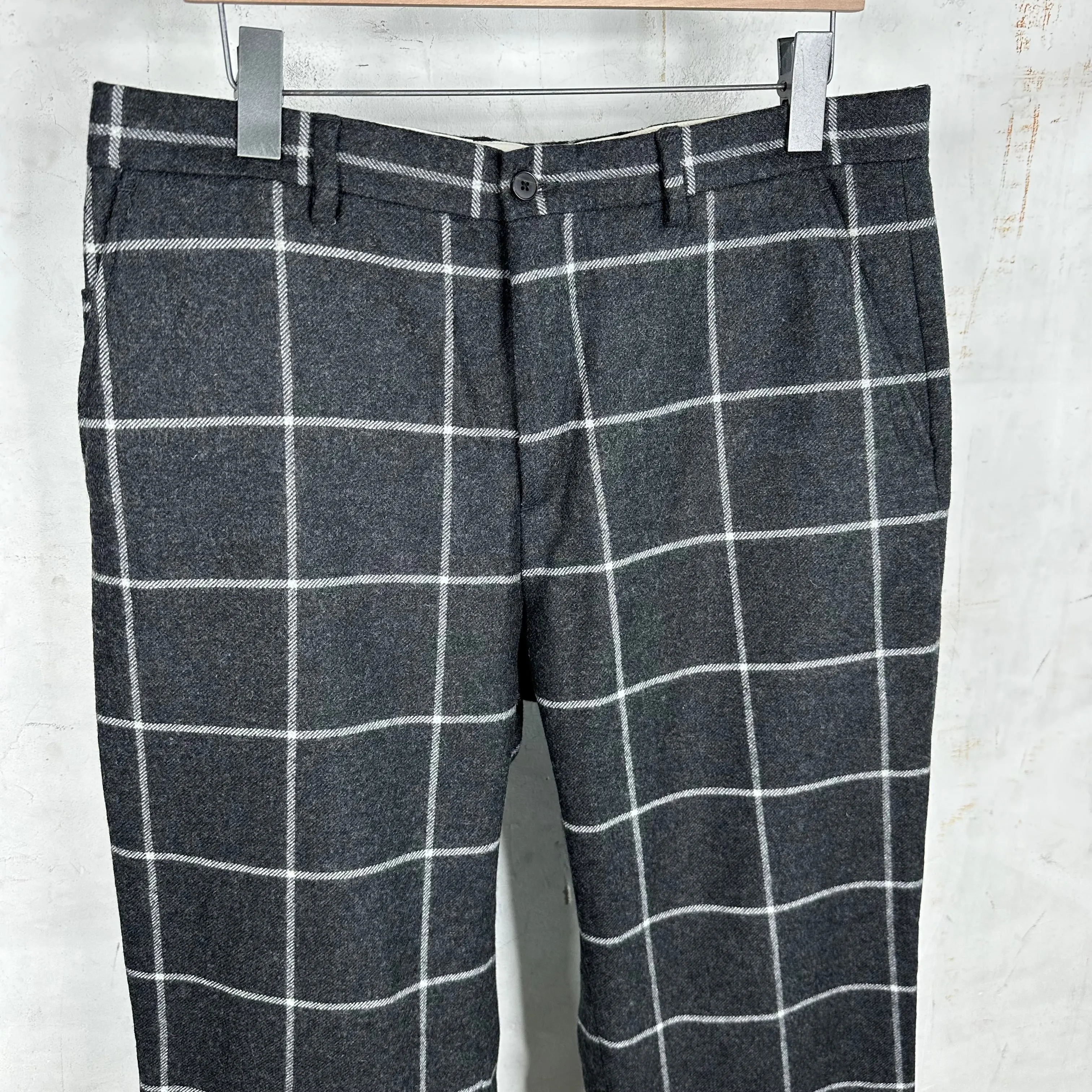 Supreme Wool Checkered Trousers