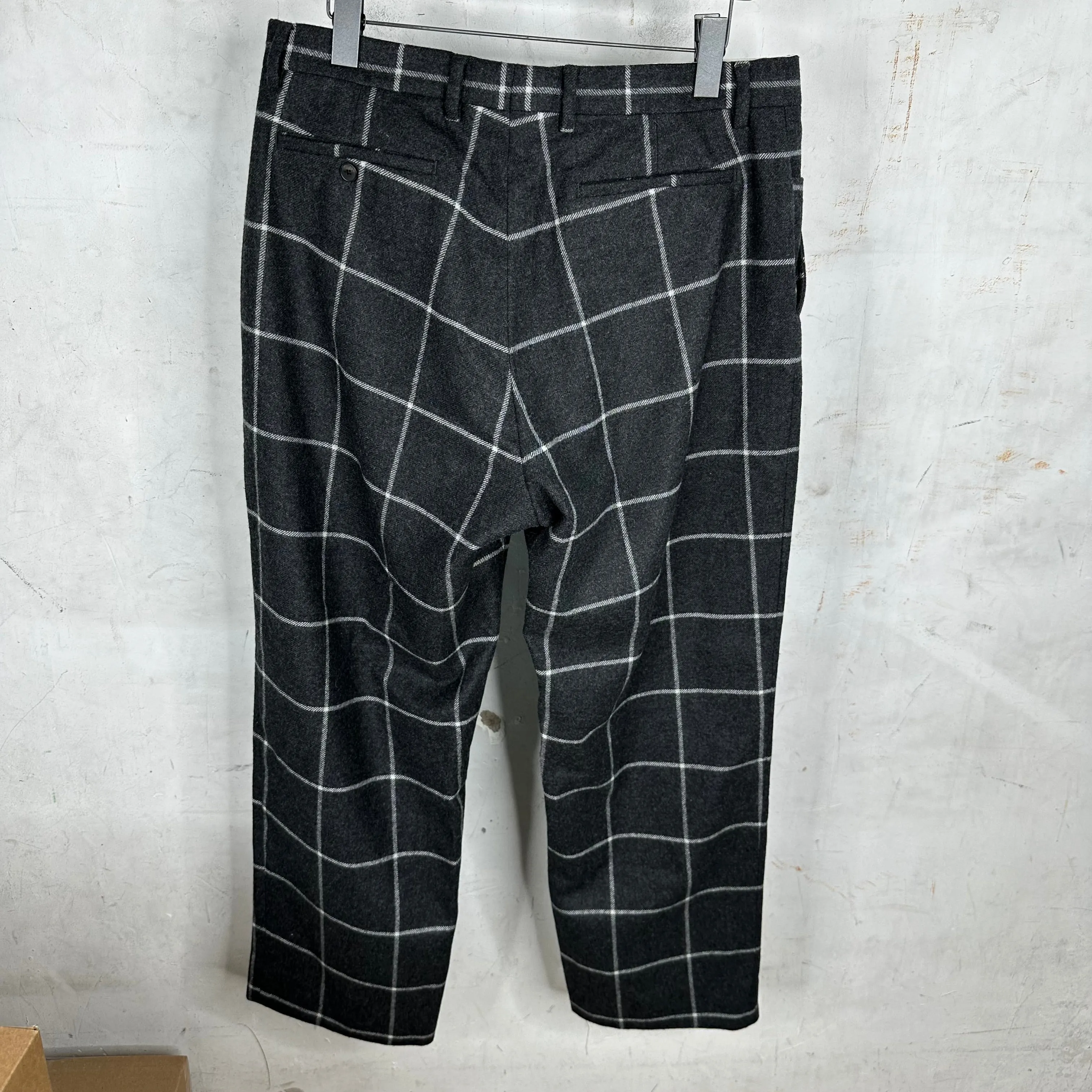 Supreme Wool Checkered Trousers