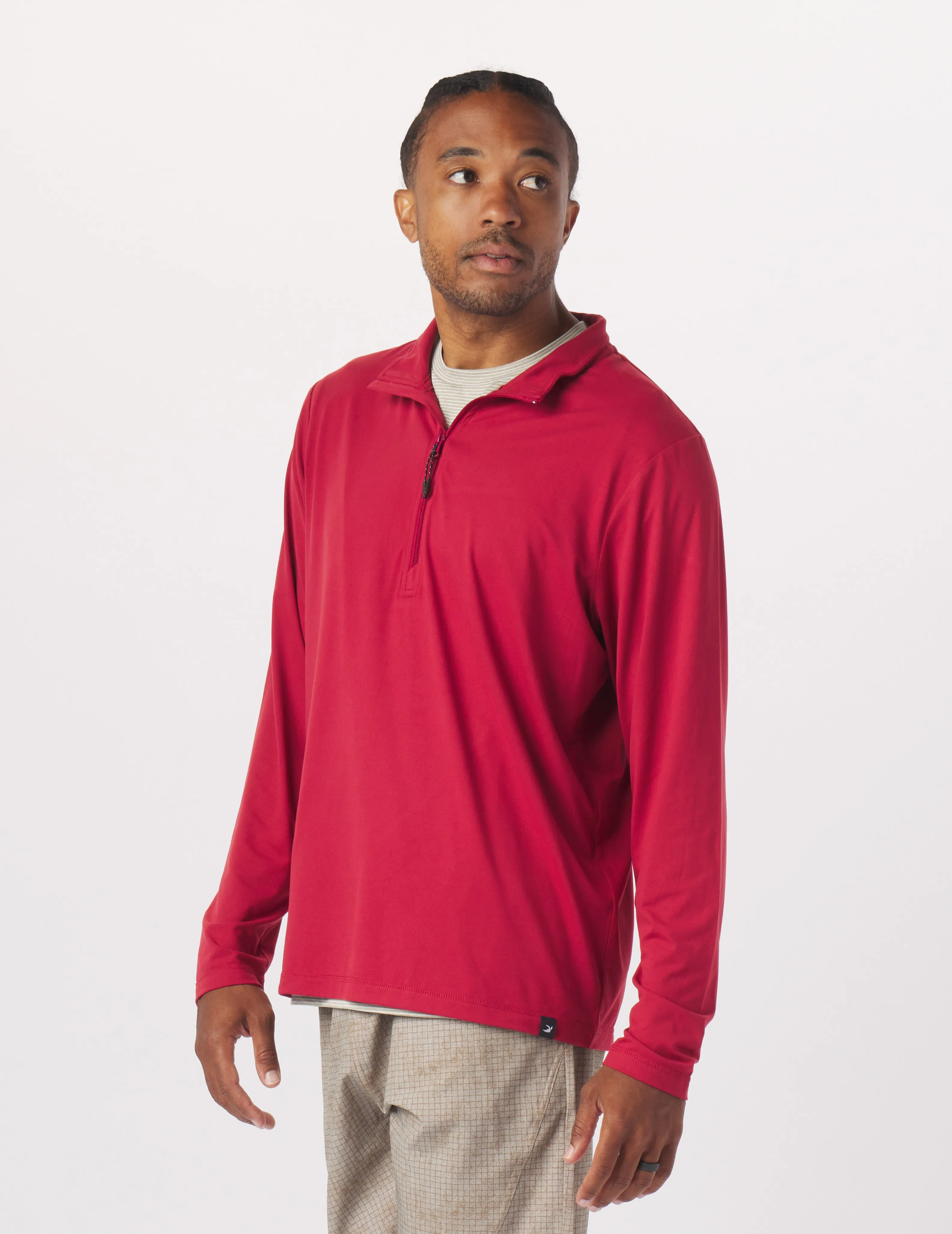 Tahoe 1/4 Zip: Cardinal