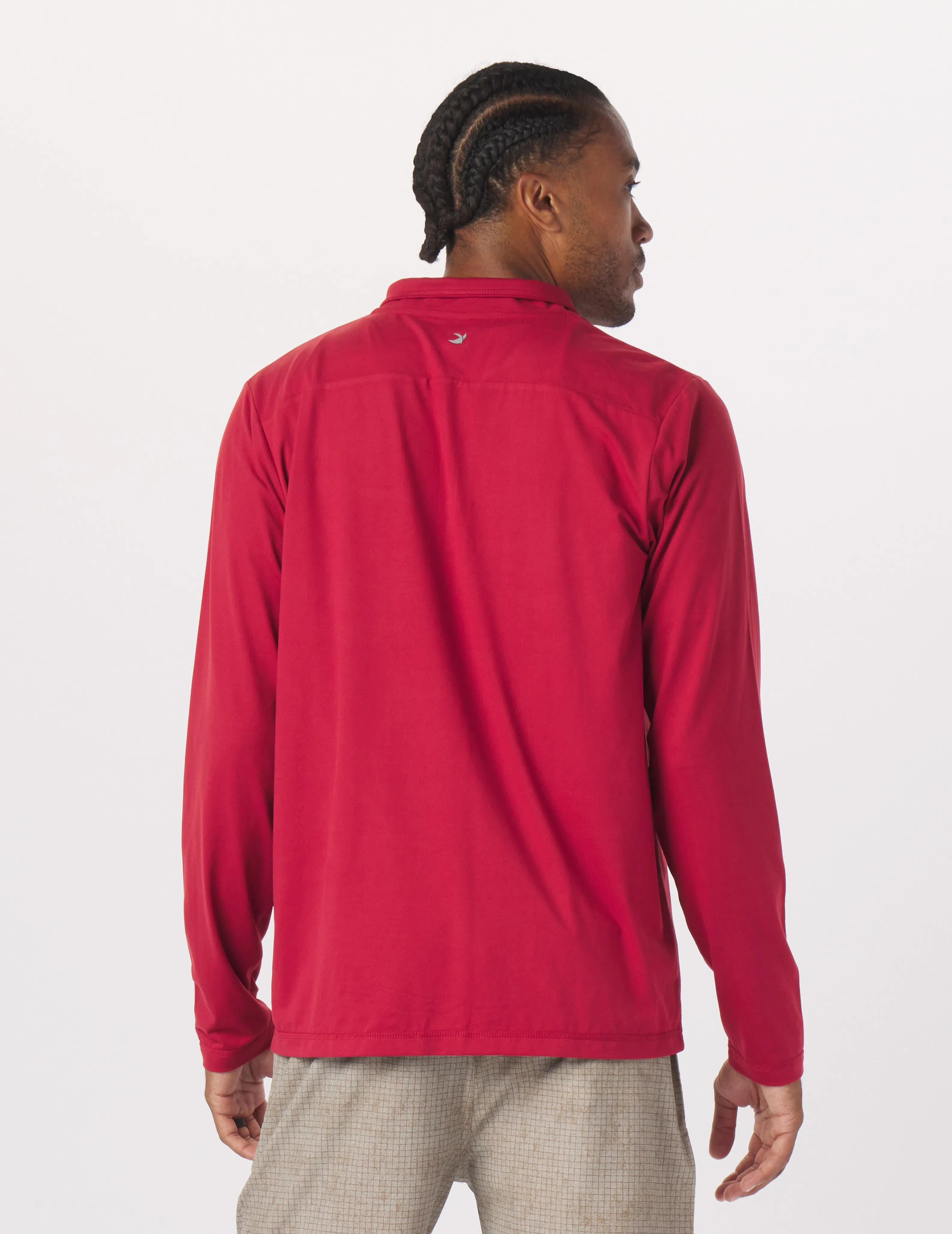 Tahoe 1/4 Zip: Cardinal