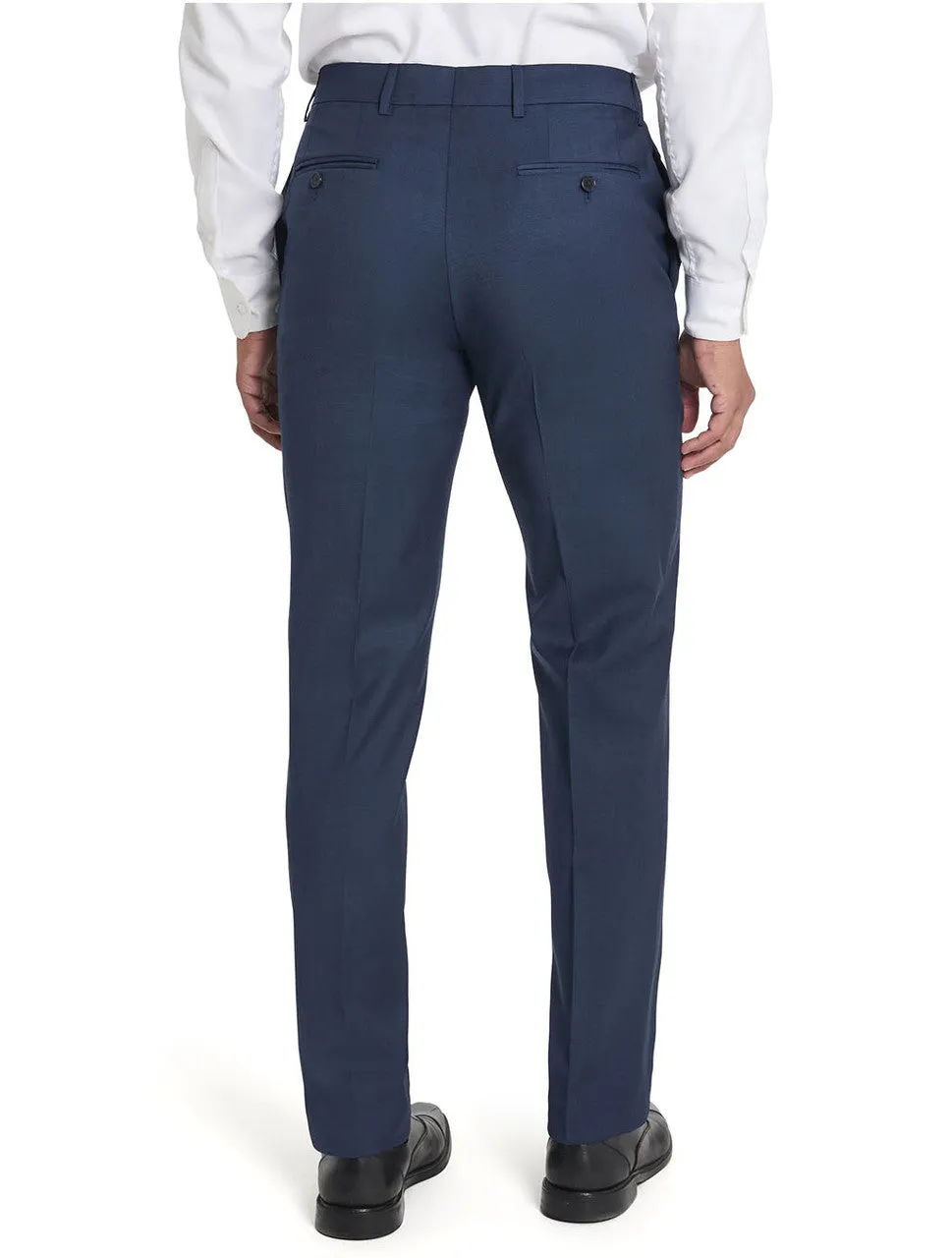 Tallia Men`s Suit Separate Wool Pants - Blue