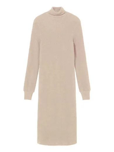 TAUPE AMAIA KNITTED DRESS | THINKING MU