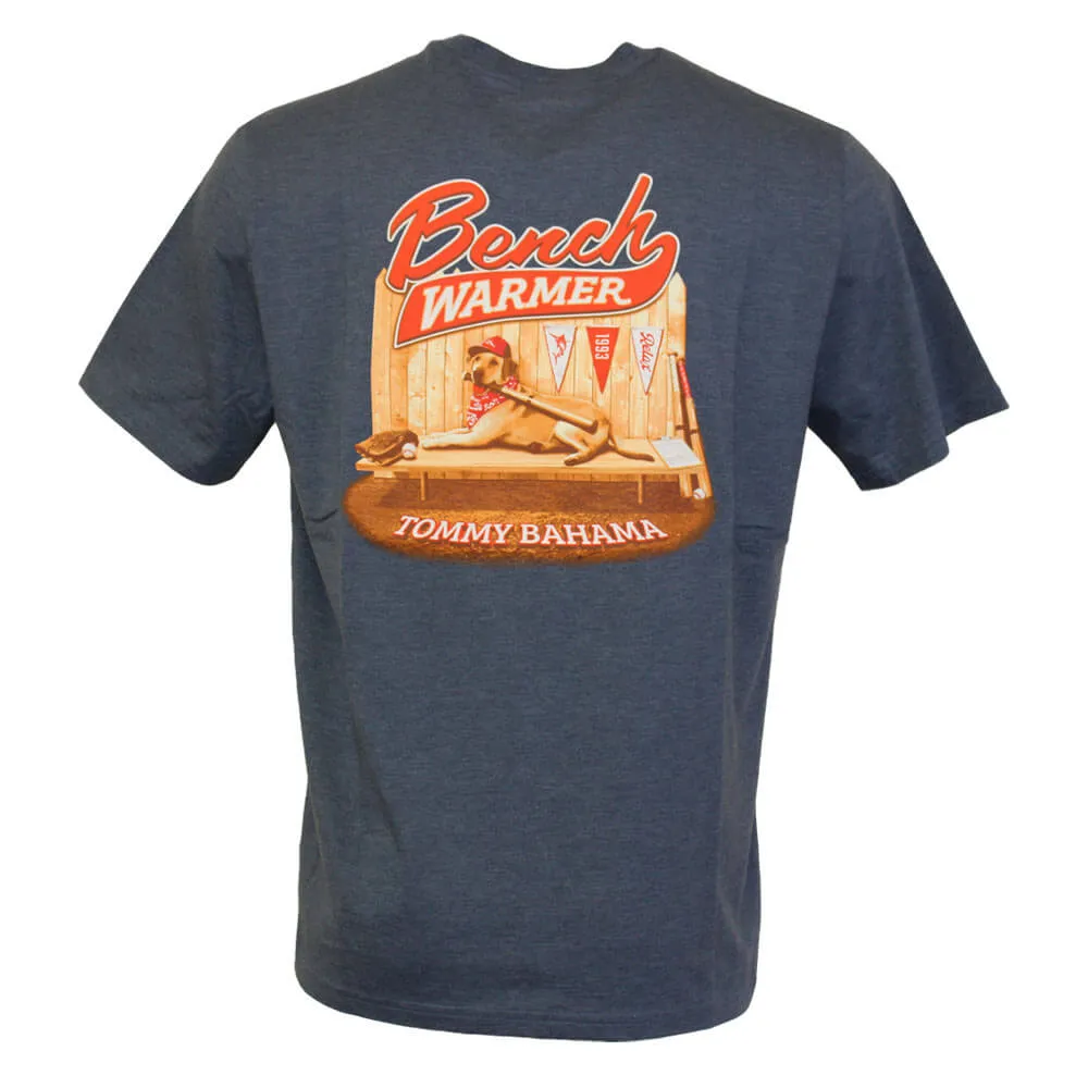 Tommy Bahama Bench Warmer Pocket T-Shirt - Navy Heather