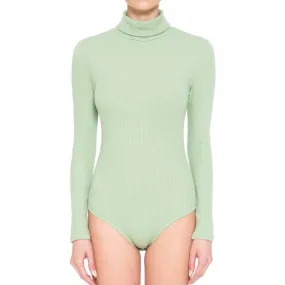 Turtleneck Bodysuit - Sage