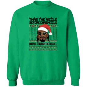 Twas the Nizzle Crewneck Pullover Sweatshirt