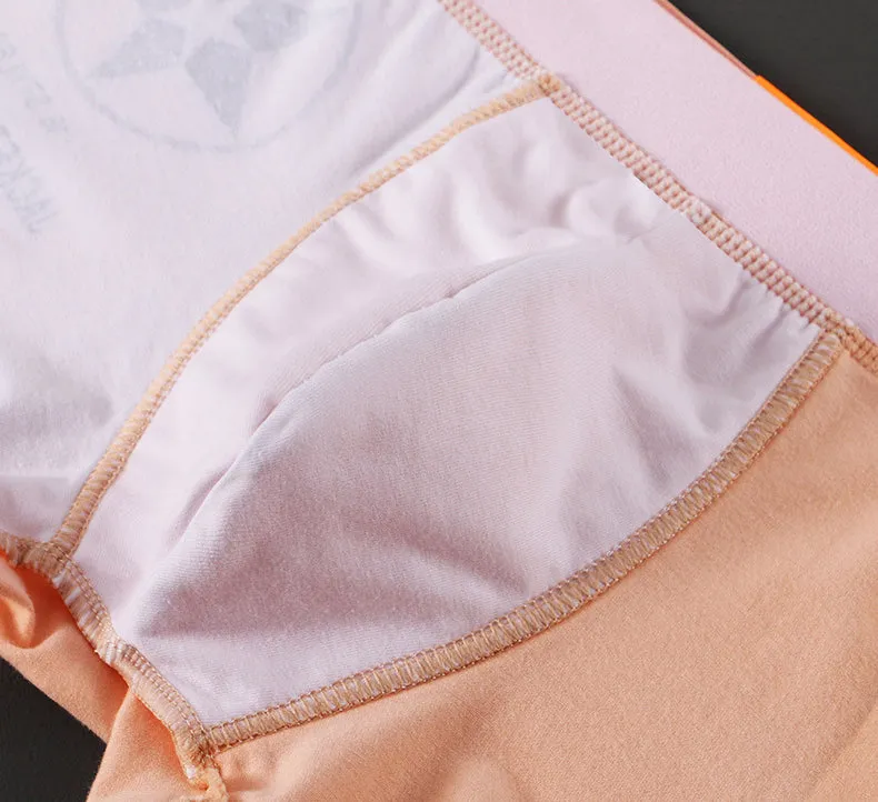 Two-Toned Color Cotton Boxer