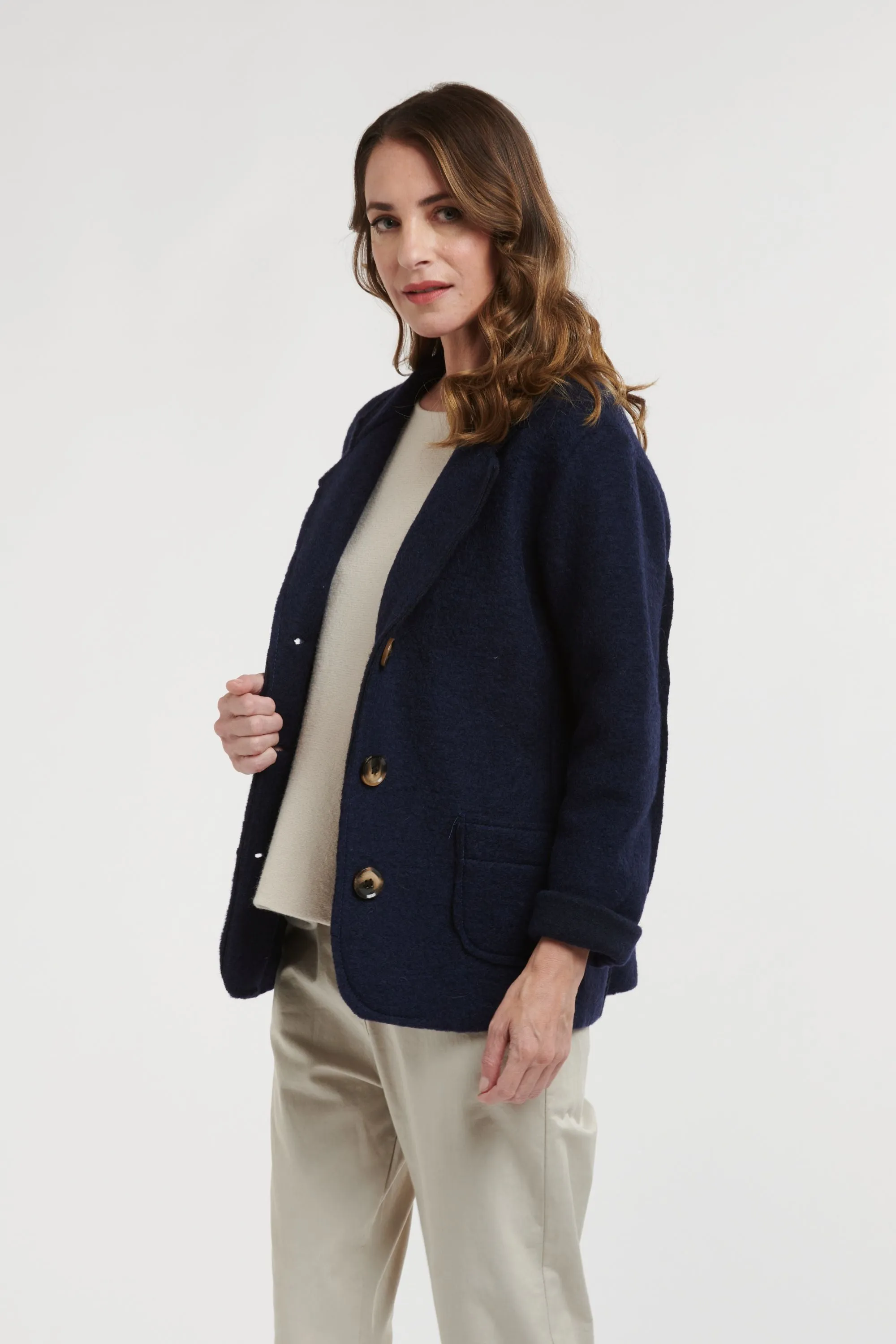 Urban Lux Boiled Wool Jacket