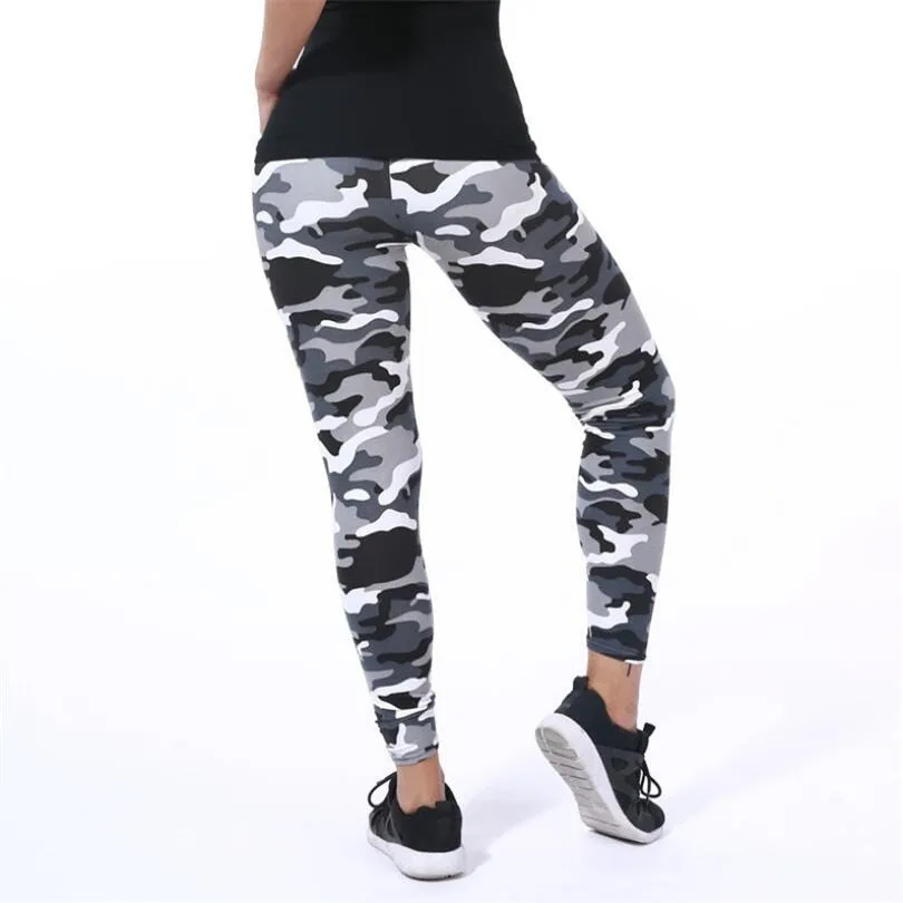 VenusFox Fashion Casual Camouflage Fitness Leggings