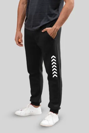 Vertical Arrow Black Jogger