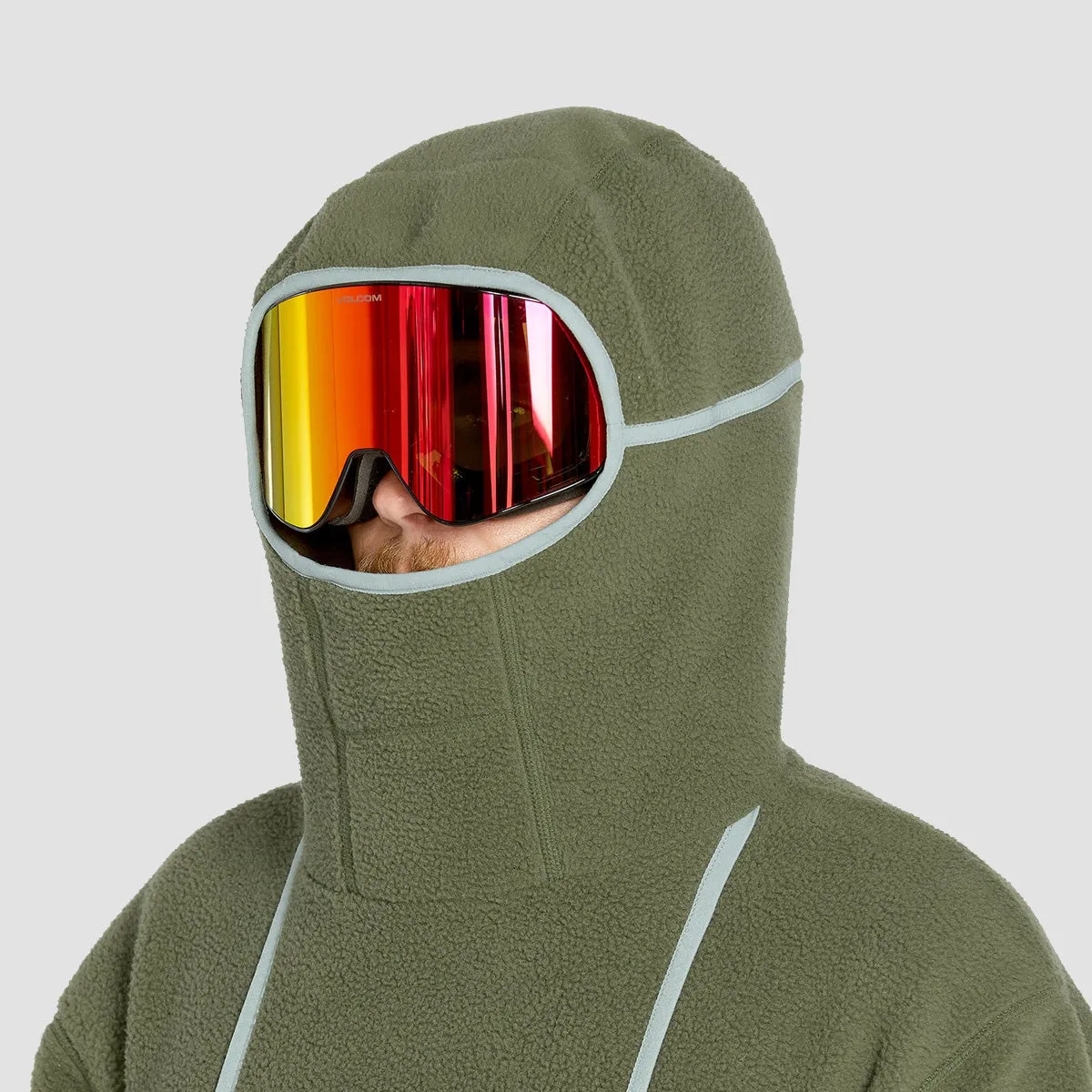 Volcom Untethered Balaclava Fleece Jacket Ivy