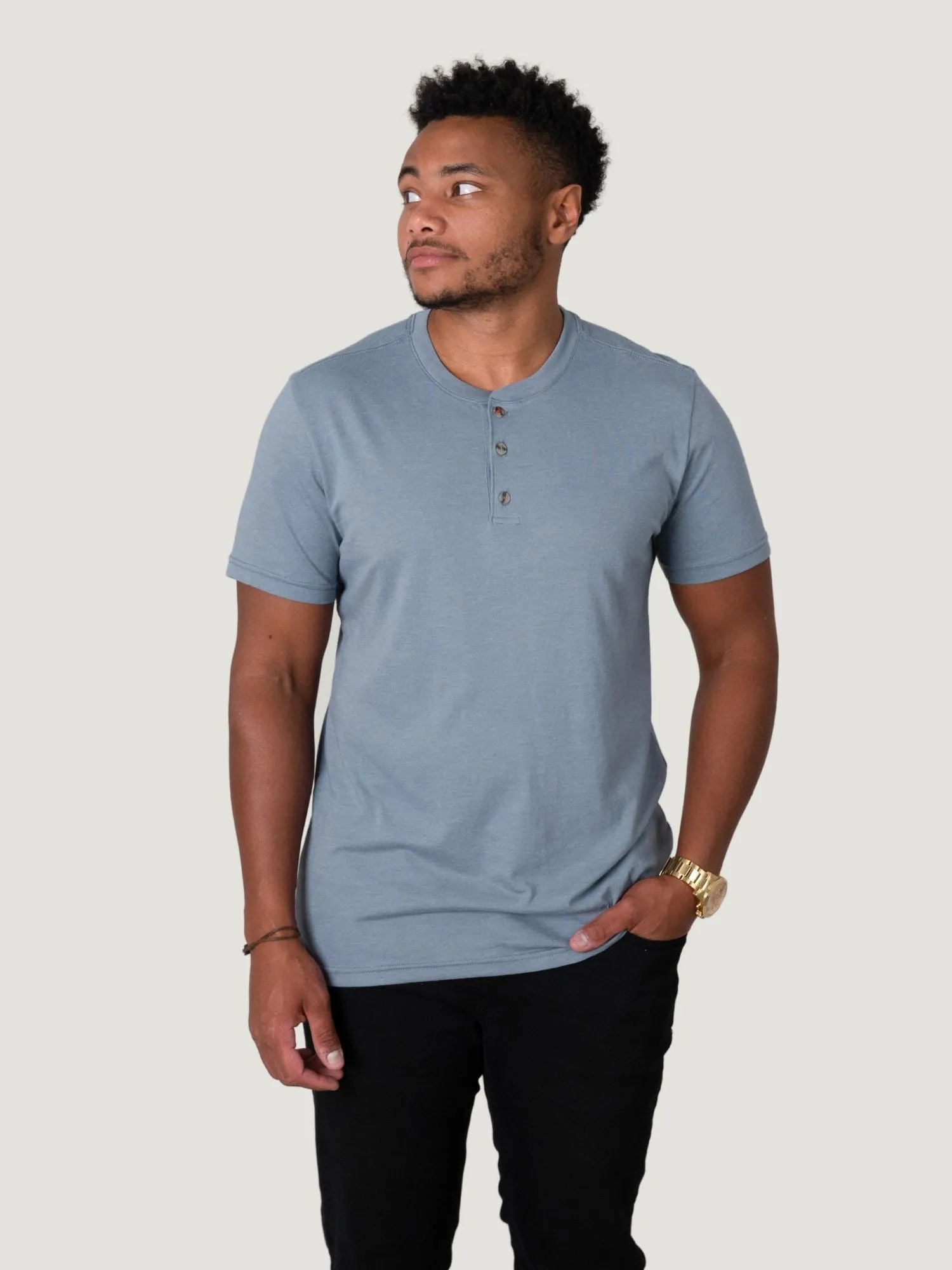 Wedgewood Short Sleeve Henley