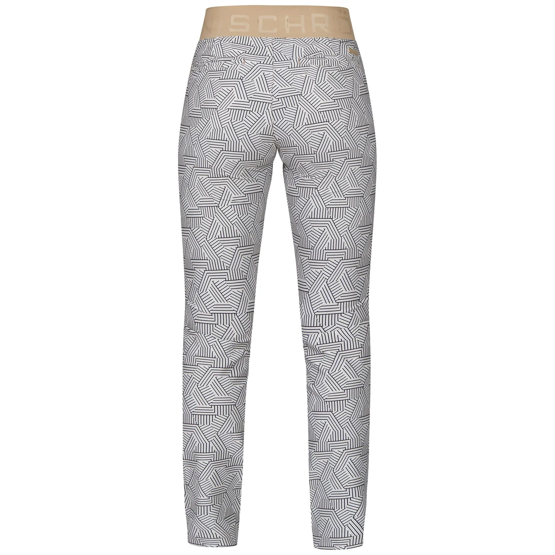 Womens Kay Leggings Hexagon Beige - SS24