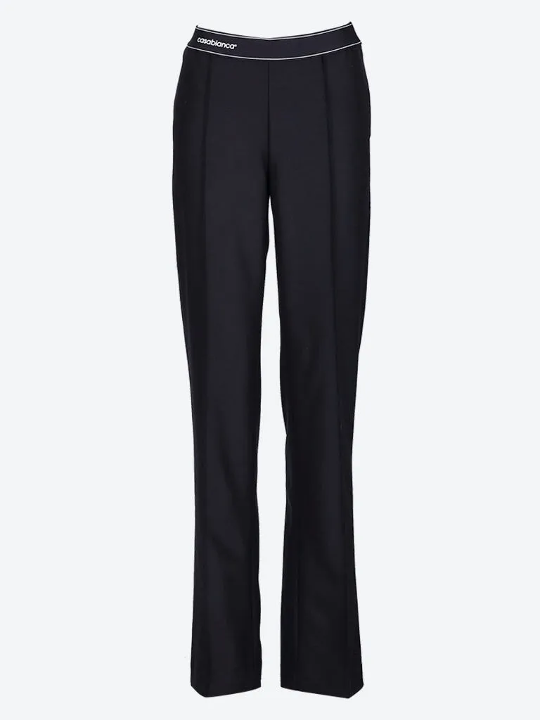 Wool sports tailoring pants